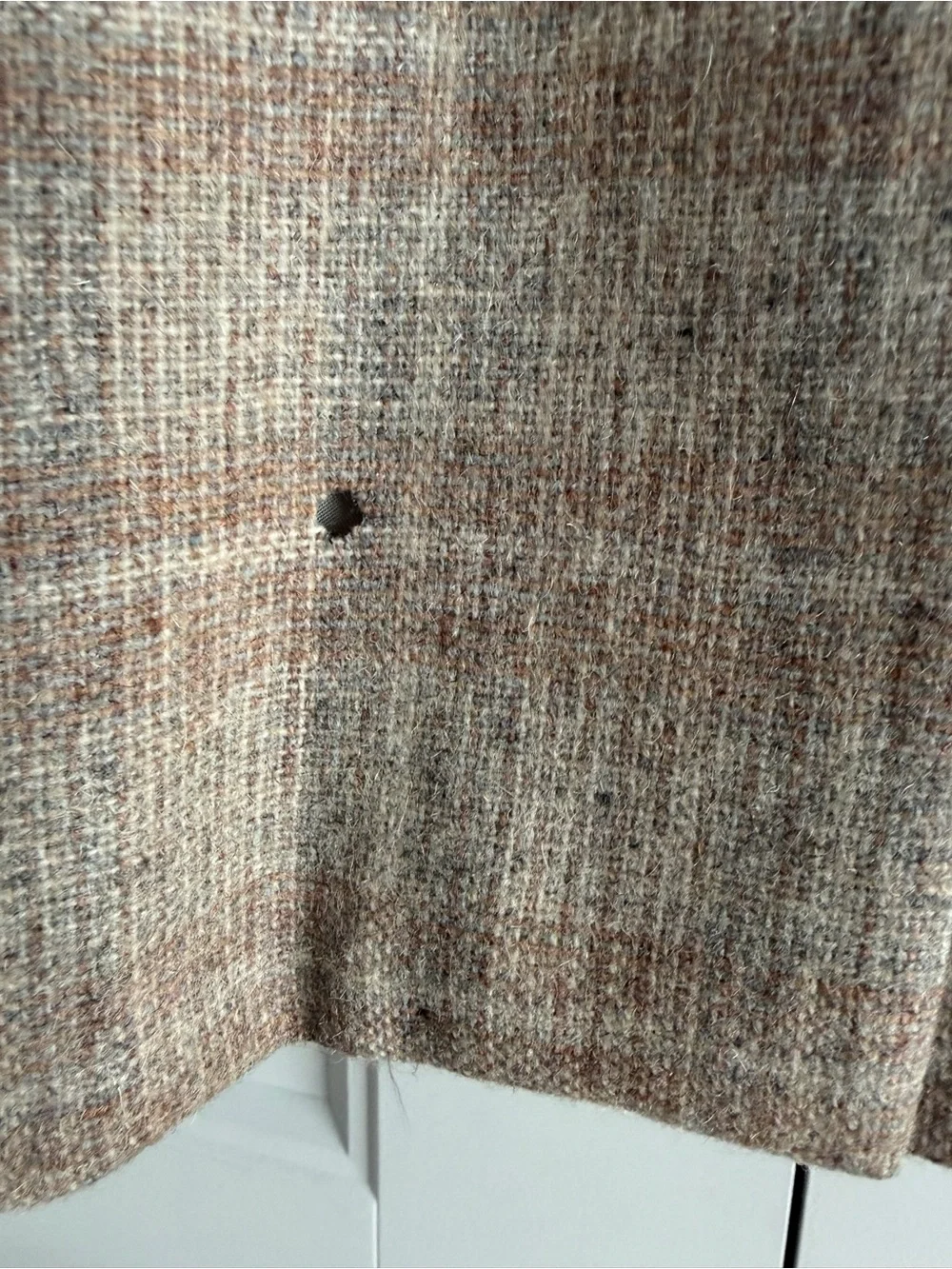 Christian Dior Monsieur Vintage Beige Plaid Men's Blazer Size 40 or 42 R Flaw